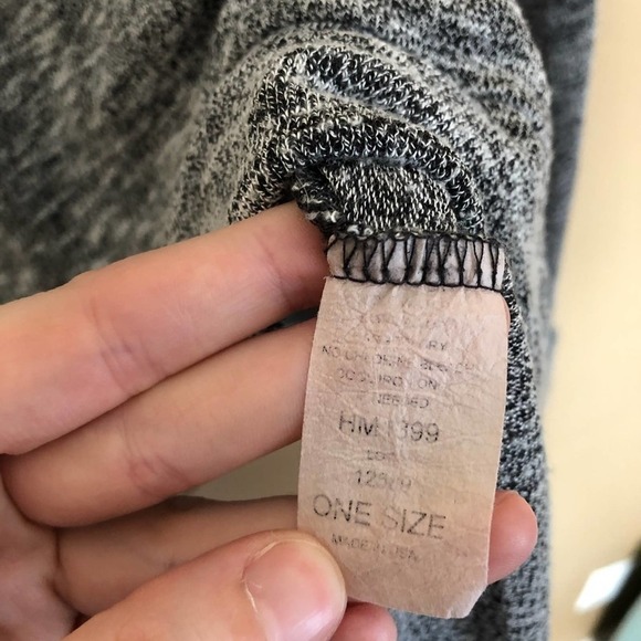 Elan Grey Cowl Neck Long Sleeve Tunic One Size - Picture 4 of 7